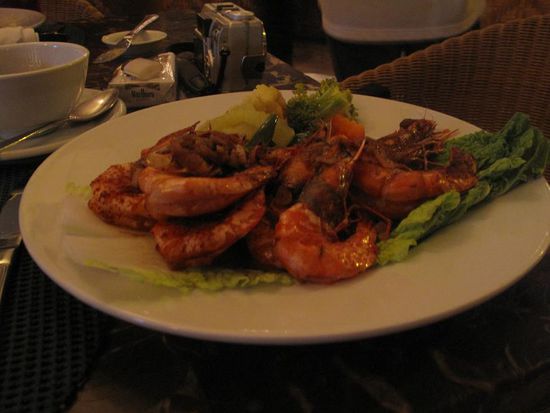 Und anschliessend angerichtet auf dem Teller... schmeckten wirklich saugut.