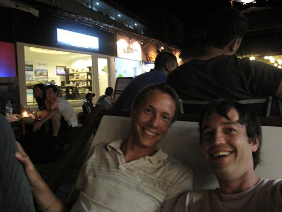 Daeni und ich in der "Happy Hour" 