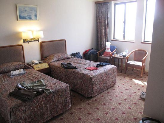 Unser neues und letztes Hotelzimmer... 4 Naechte, 4 verschiedene Zimmer !