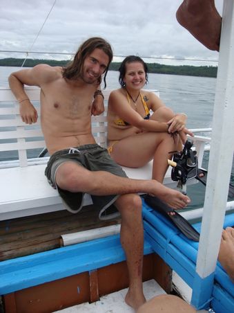 Noch ein letztes Foto von Abraham, ein wirkich cooler Typ und rechts daneben Alicia.
