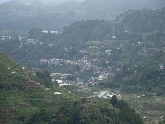 Stadt Banaue, herangezoomt !