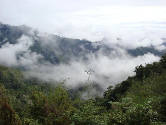 Und hier unten irgendwo lag Batad...