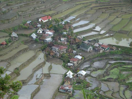 Das Dorf "Batad", wirklich sehr klein und keine Strassen 