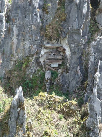 Die "Hanging Coffins".