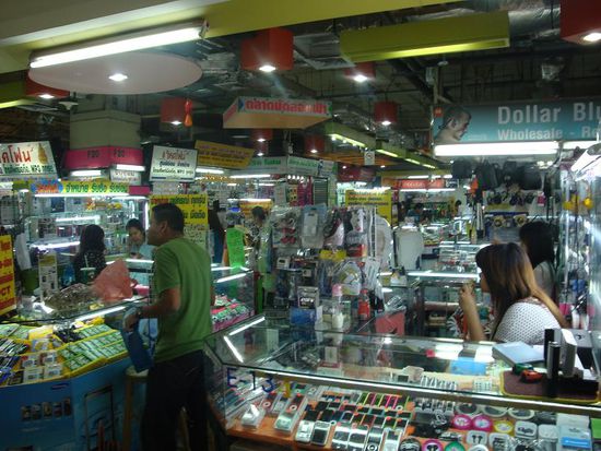 Elektronik-Abteilung im 5. Stock...