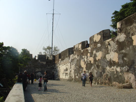 Ueberreste der Festung, die mich nicht sonderlich beeindruckte.