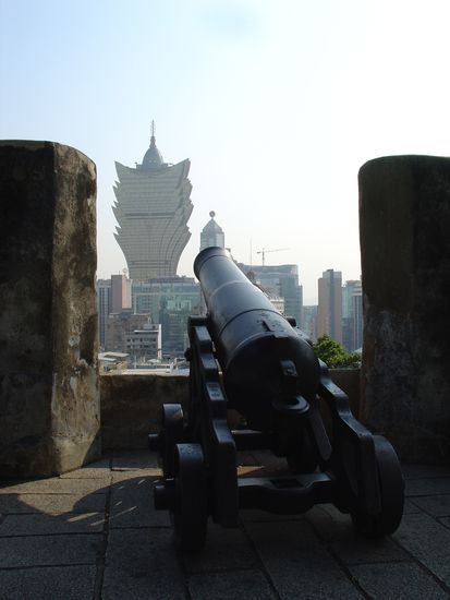 Blick von der Festung auf die Stadt.