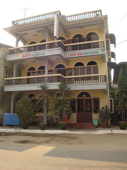 Unser Guesthouse in Bagan...