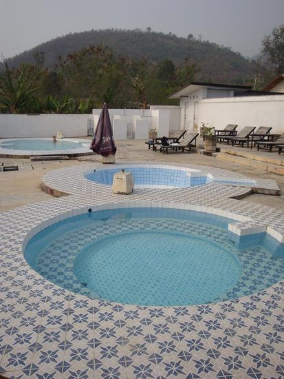 Die privaten Pools in schoner Umgebung...