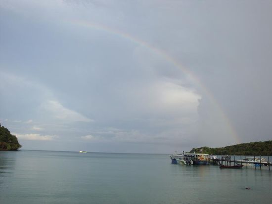 Der Regenbogen am folgenden Morgen...