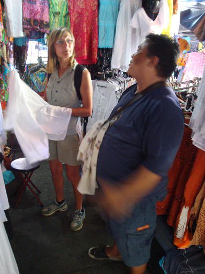 Meine Mutter... wurde schnell zum Profi im Verhandeln 