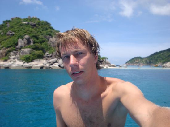 Tauchen an meinem zweiten Tag... war echt cool !