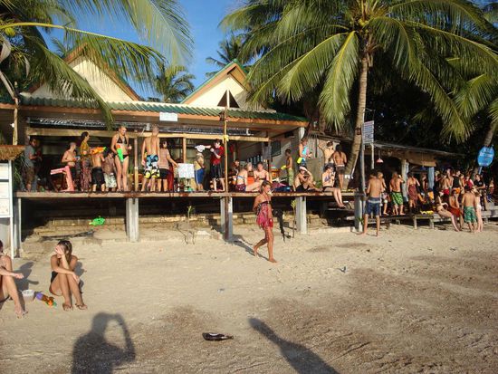 Noch ein weiters Bild der Strandbar...