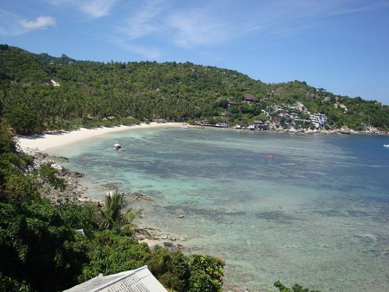 So sah es aus als wir ankamen... Hammer-Bucht, oder ?