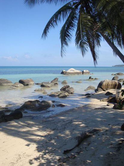 Noch ein letztes Foto der schoenen und ruhigen "Wok Tum" Beach...