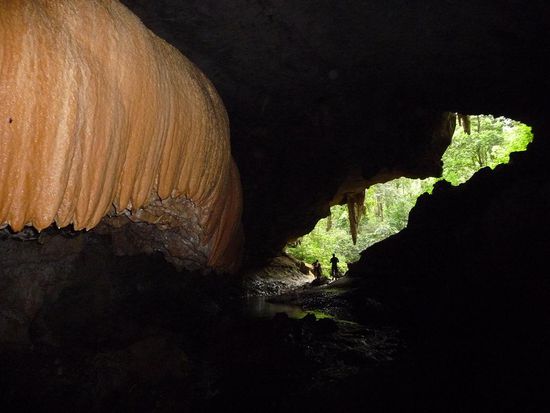 Das Ende der Hoehle... leider war nun schon Schluss, aber allein diese Hoehle war schon mehr als jeden Cent des Ausfluges wert !