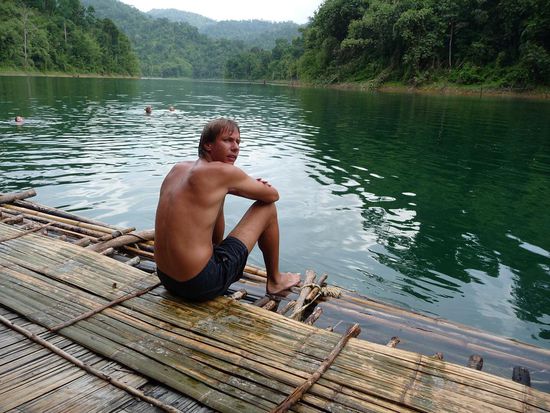 Unser "privat" Pool, direkt vor unserem Bungalow... voll gechillt ! 