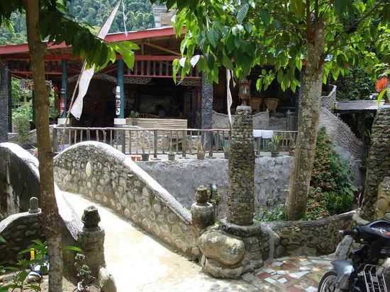 Das Restaurant des "Jungle Inn's", die ganze Anlage war wirklich wunderschoen !