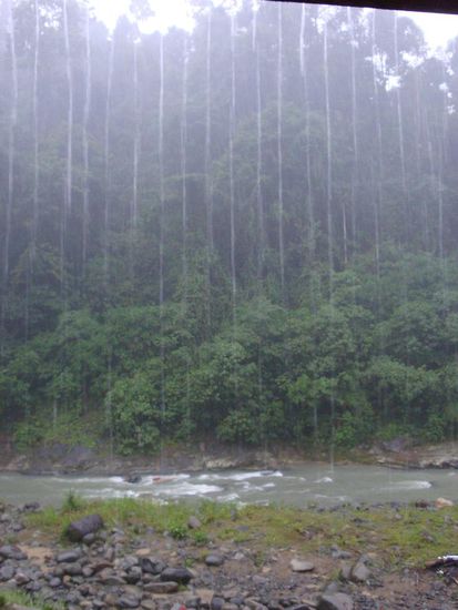 Heftiger tropischer Regen... toll mitanzusehen wenn man nicht selber nass wird !