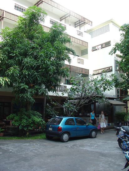 Mein Guesthaus bei Tageslicht fotografiert.