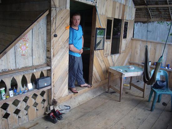 Der Balkon selbst... und Alain !