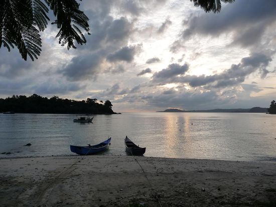 Abendstimmung an der "Ipoh Beach" am letzten Abend...