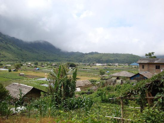 Auch hier war die Landschaft schoen... nicht mehr so spannend wie auf dem Vulkan selbst, aber sicherlich auch sehenswert.