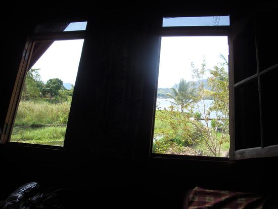 Noch ein letzter Blick von unserem tollen Schlafszimmer auf den See...