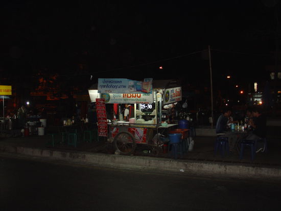 Der Stand an dem ich noch etwas zu Essen besorgte.