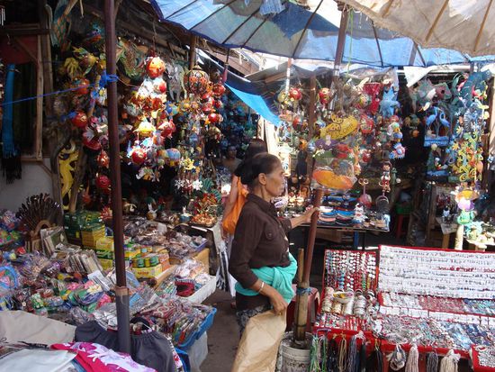 Und noch ein weiteres Bild des Markts in "Ubud"...