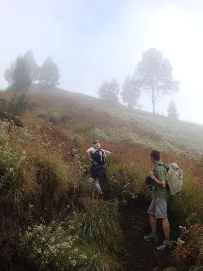 So sah der letzte und haerteste Abschnitt aus... "Marco &amp; Andrea" direkt vor mir.