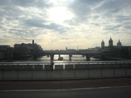 Kurzer Blick auf London aus dem Bus...