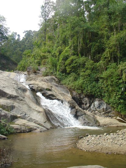 Der erste Wasserfall den ich erblickte.