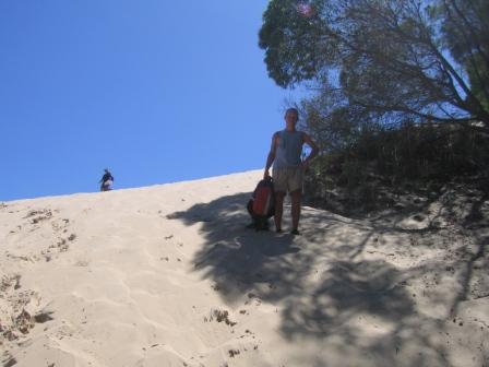 steiler Strand