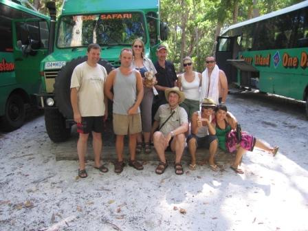 unsere Gruppe mit Kappe Rossco der Guide