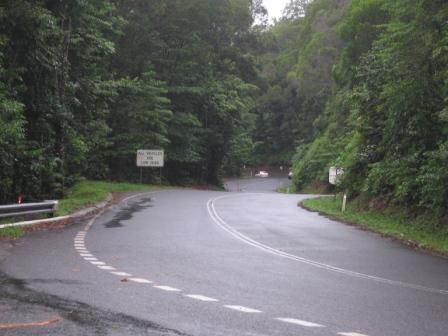 Straße in den Bergen
