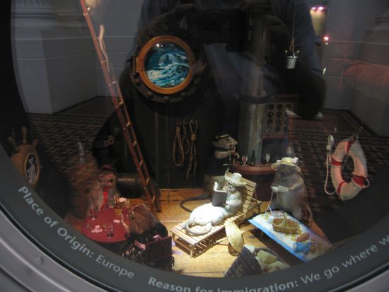 Imigrationsmuseeum - auch die waren dabei