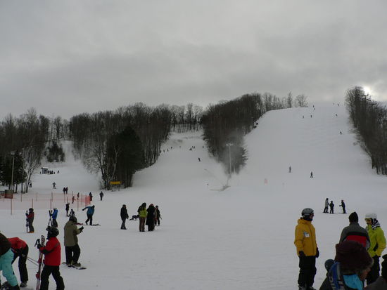 Ein Blick auf einen Teil der Pisten