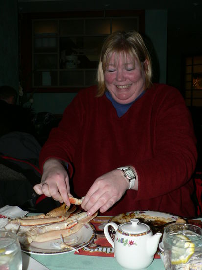 ... ich habe tatsächlich Krebse probiert ... 
( für alle zur Info: ich mag kein Seafood oder alles was im Wasser schwimmt...)