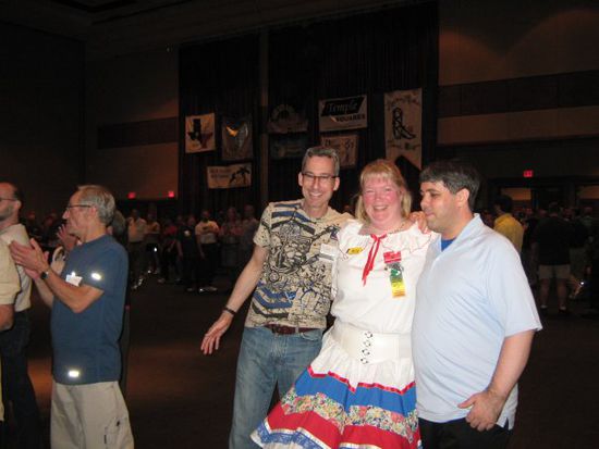Patrick, Silke, Dave - after the VERY LAST TIP