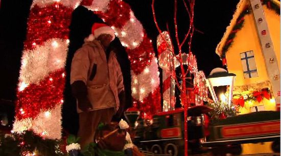 mit eigener Eisenbahn....