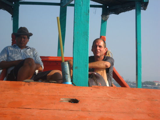 bootsfahrt mit thomas dem skipper nach koh kong island