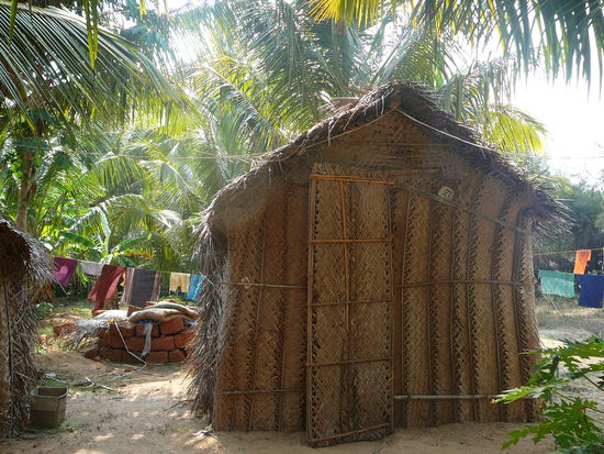 Meine kleine Hütte in Gokarna.