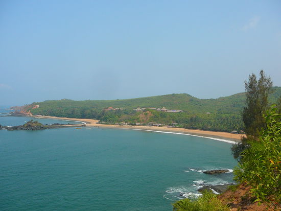 Der Strand von Gokarna (Panorama).