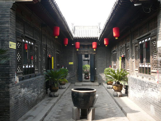 Typischer Innenhof, alles ist sehr symmetrisch