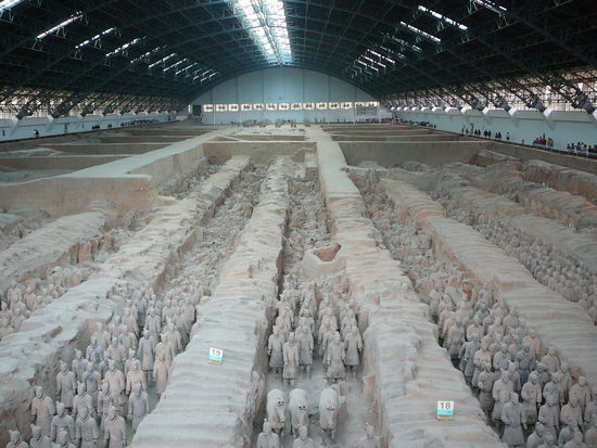 Die groesste der vier Hallen