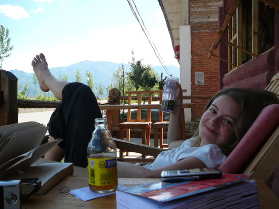 aber relaxen kann man auch allein 