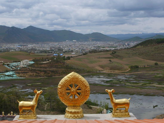 Von ganz oben, Blick auf Shangri-La