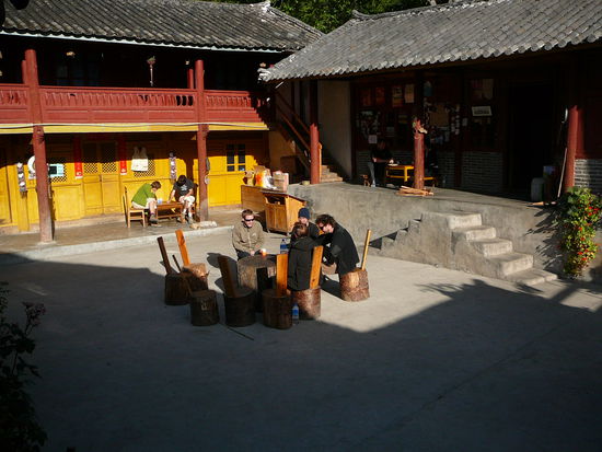 Am naechsten Morgen im "Essensraum"