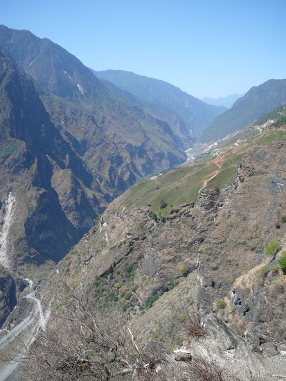 Blick in die Schlucht vom Ende des Weges, hach wie war das schoen!!! 